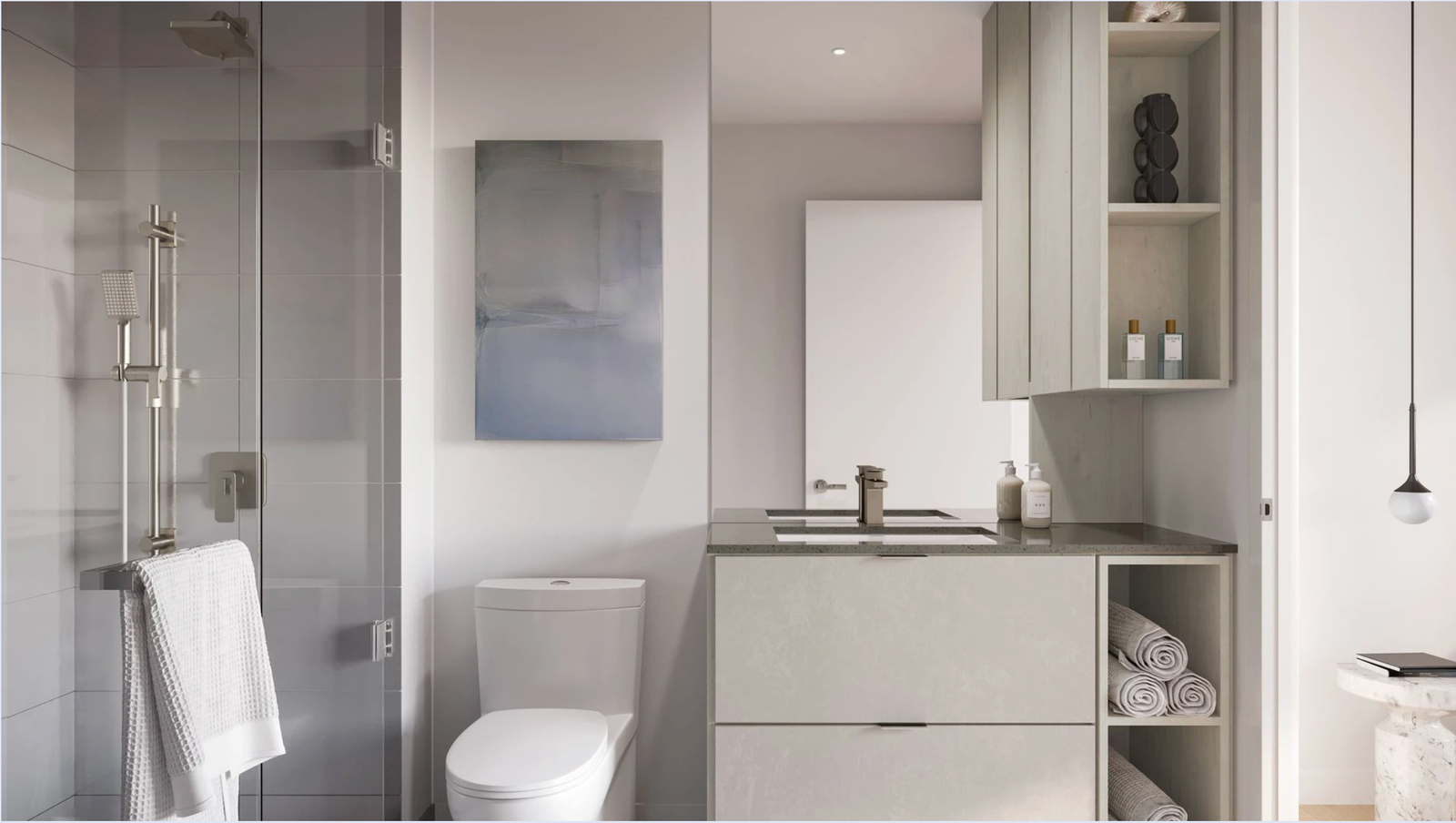 Spa-inspired ensuite bathroom